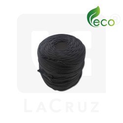 302232LC - Schwarzes elastische Textilgarn 100 m