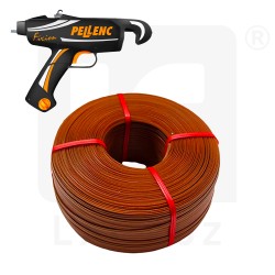 BBMR500 - Brauner Bindedraht aus Kunststoff für AP25, FIXION, FIXION 2 und KOMPATIBLE MODELLE  - 500 m., markets:  []string{"A", "B", "AU"}