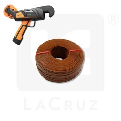 BBMRN80 - 80 m Spule Bindedraht aus Kunststoff für das elektrische Bindegerät Mod. F3X – Braun., markets:  []string{"A", "B", "AU"}