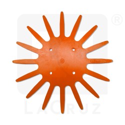 INTAPO37A - Ersatzteil für Fingerhacke Gemüsebau - Ø 37 cm - orange